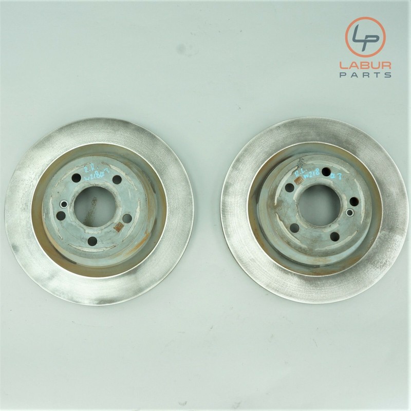 W218 12-18 Mercedes CLS Class Rear Left & Right Brake Rotor Disc Disk Set Z697