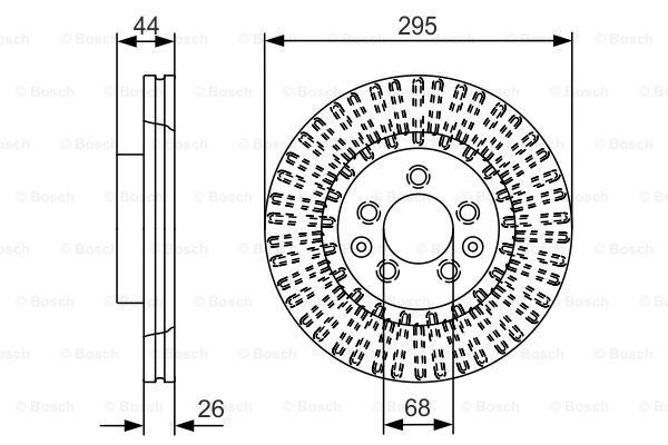 2x Brake Discs Pair Vented fits RENAULT KADJAR 1.5D Front 15 to 23 295mm Set New gallery