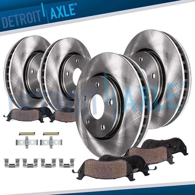 12.64″ Front and 12.40″ Rear Disc Rotors Brake Pads for 2014 – 2019 Cadillac CTS