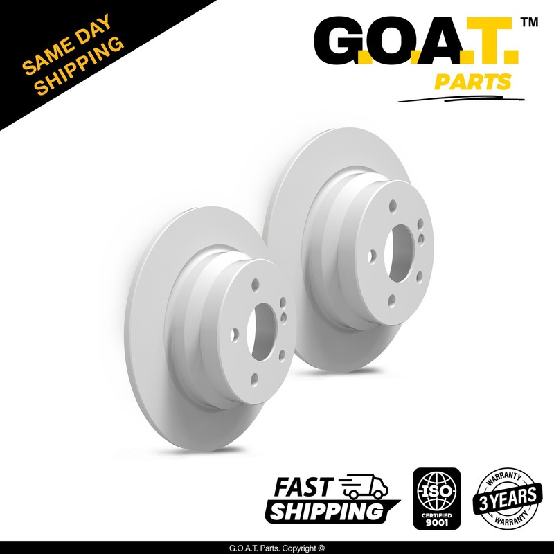 Rear Brake Rotors Set for 14-16 Mercedes E250 03-09 E320 06 E350 E500 11.8 inch