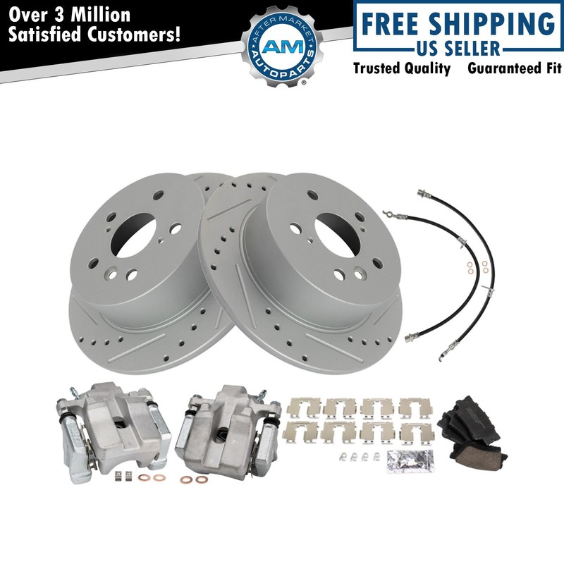 Performance Rear Brake Pad & Rotor Kit Fits Lexus Toyota