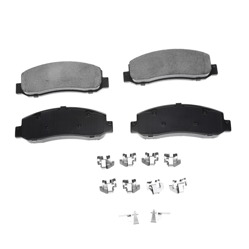 Front LH & RH Disc Brake Rotors & Ceramic Brake Pads for Ford F-250 Super Duty gallery