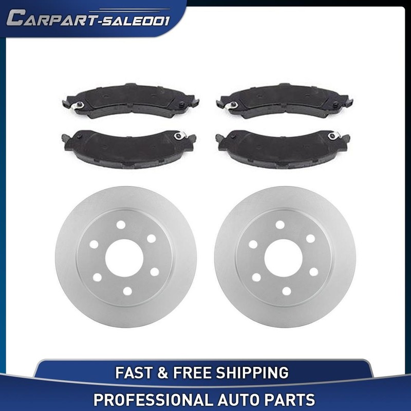 Rear Disc Brake Pad Set Disc Brake Rotor for Chevrolet Silverado 1500 2001-2005