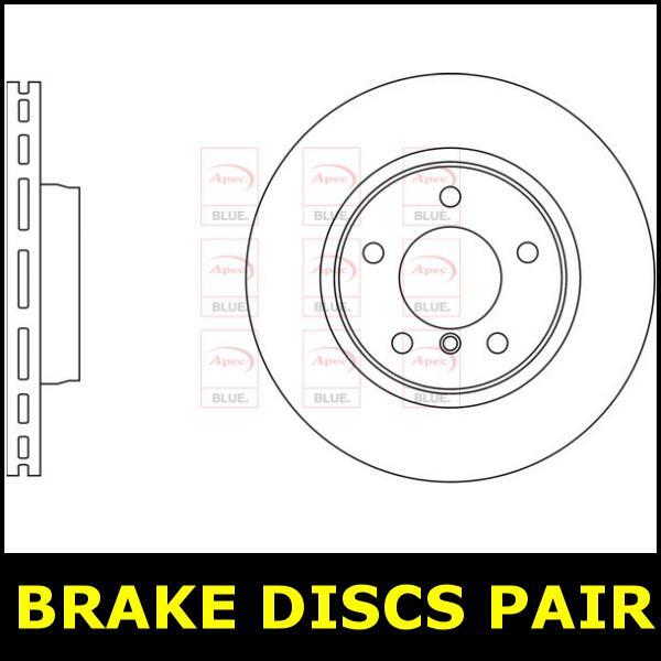Brake Discs Pair Front FOR BMW F33 F83 218bhp 2.0 425d 14->16 Diesel Blue gallery