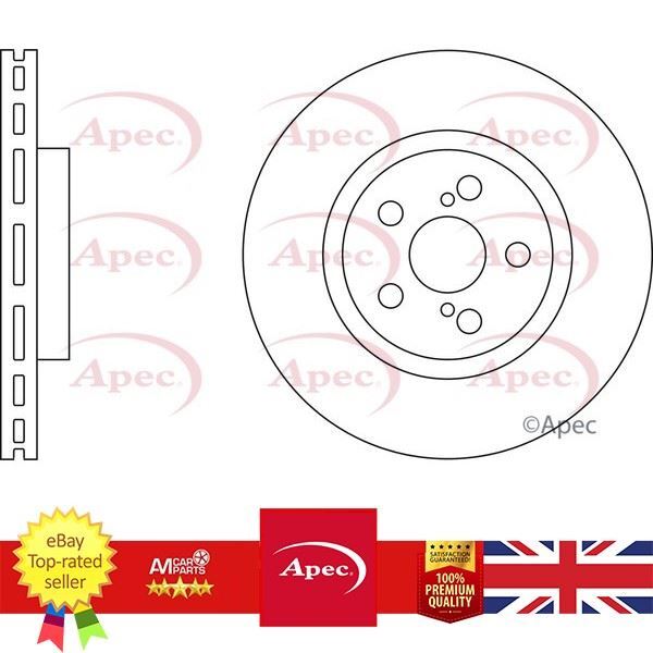 Brand New Brake Disc For Toyota AVENSIS 03-08 4351205050 APEC DSK2267