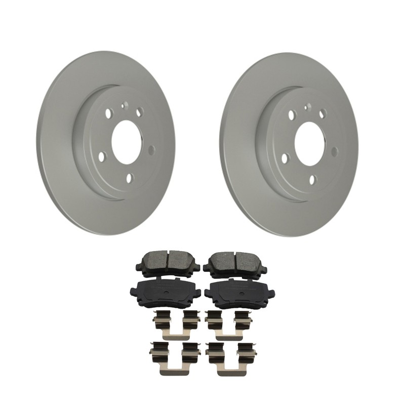 Hella Rear Solid Rotor Bosch QuietCast Ceramic Disc Brake Pad Kit For A4 Quattro