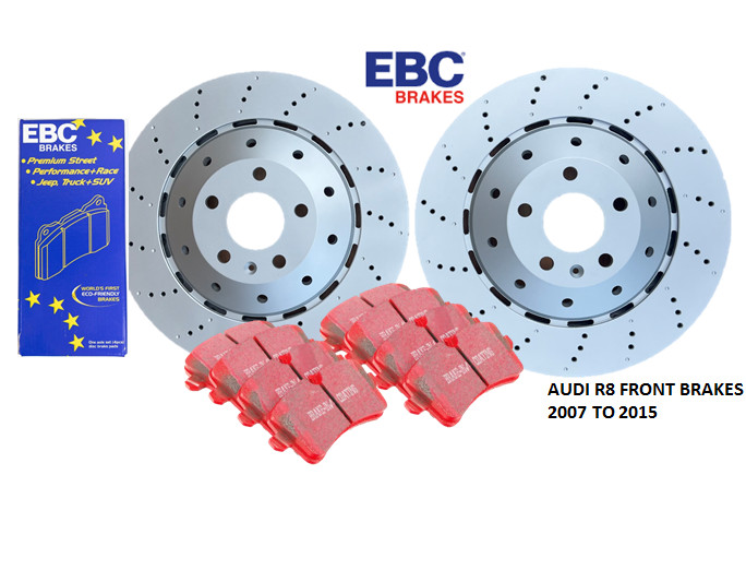 Audi R8 2007-2015 EBC Red Stuff Front Brake Pads & Discs 420615301B 420615301D gallery
