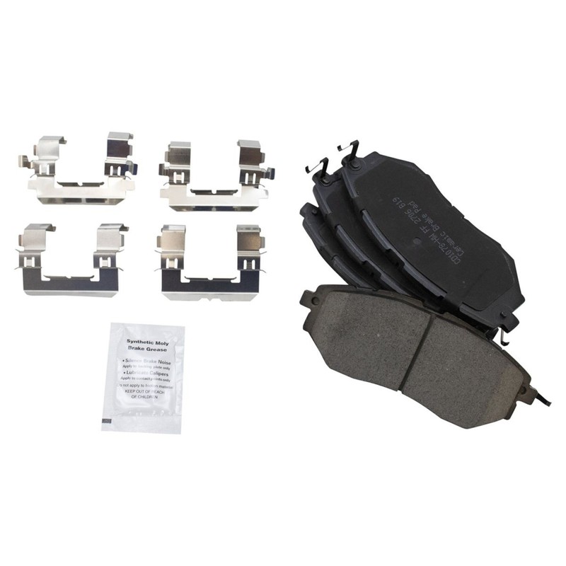 TRQ Front & Rear Ceramic Brake Pad & Performance Rotor Kit for Subaru WRX gallery