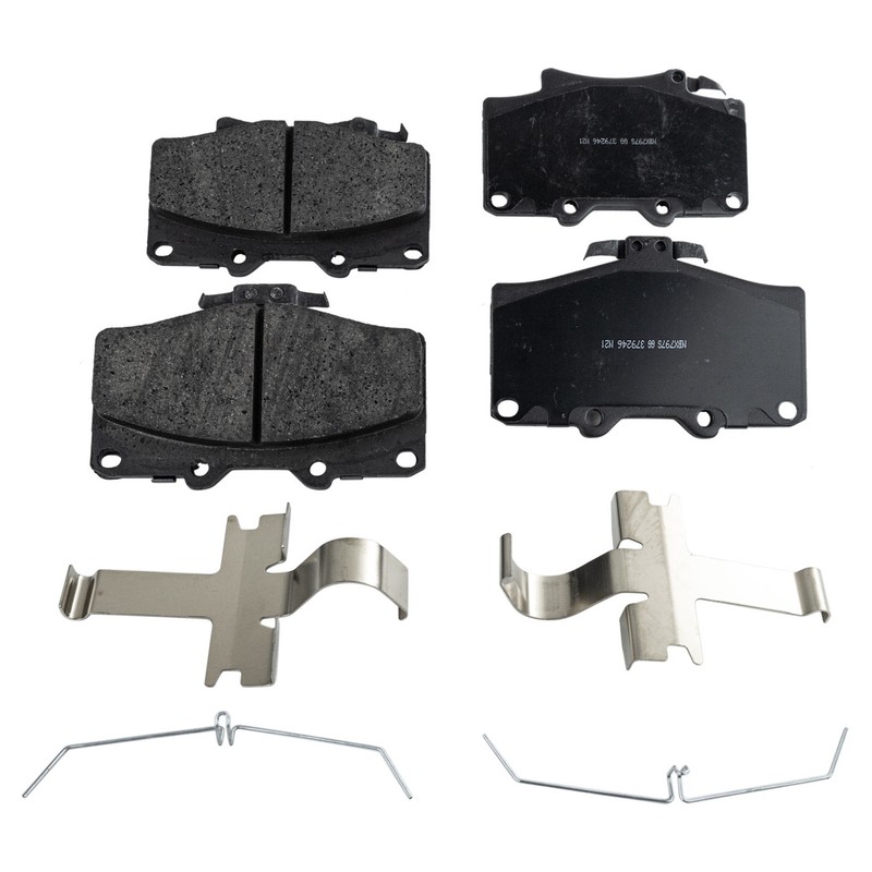 Brake Disc Rotor and Pad Kit For 1995-2000 Toyota 4Runner Front 11.69 in. gallery