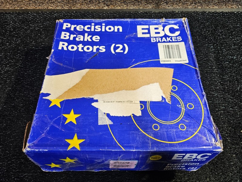 (QTY 2) EBC Brakes GD7519 Brake Rotor Right Side For Cadillac CTS 09-2014 gallery