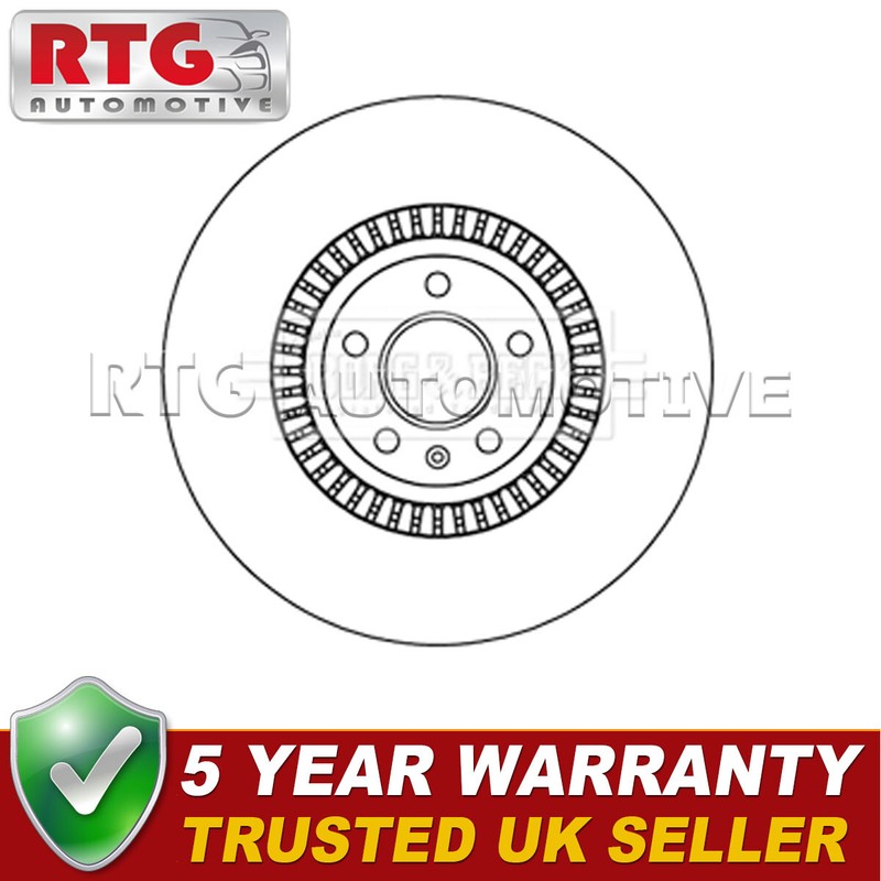 Front 1x Brake Disc Fits Audi A8 A6 A7 Allroad 2.0 3.0 TDi 4G0615301T