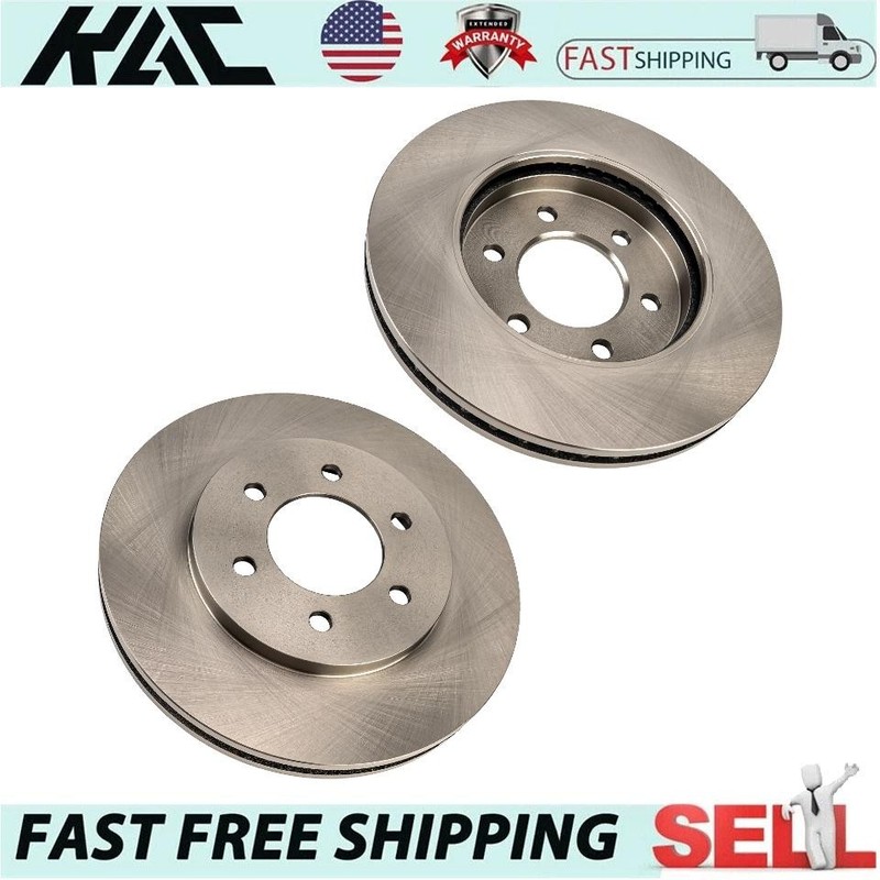 2x Front Brake Rotor For 2002-06 Ford Expedition & 2003-06 Lincoln Navigator