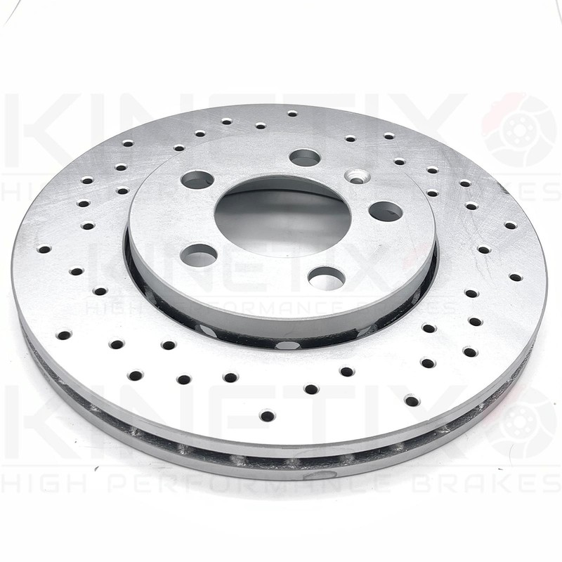 FOR VW BEETLE 2.3 V5 01-05 REAR CROSS DRILLED BRAKE DISCS MINTEX PADS 256mm gallery