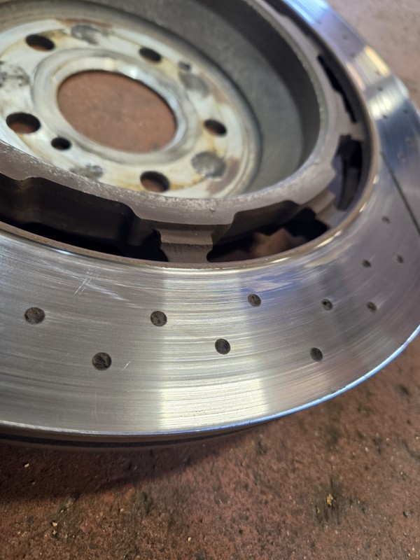OEM Mercedes AMG GT GT S Rear Brake Rotors Pair A2224232012 Genuine OEM gallery