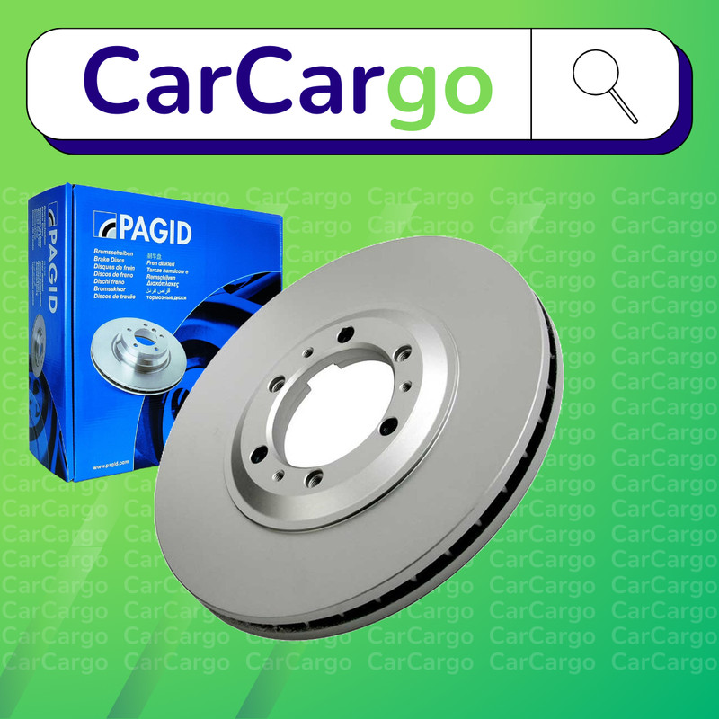Pagid Vented Front Brake Discs Pair For Vauxhall Frontera 2.0 1995-1998 280 mm