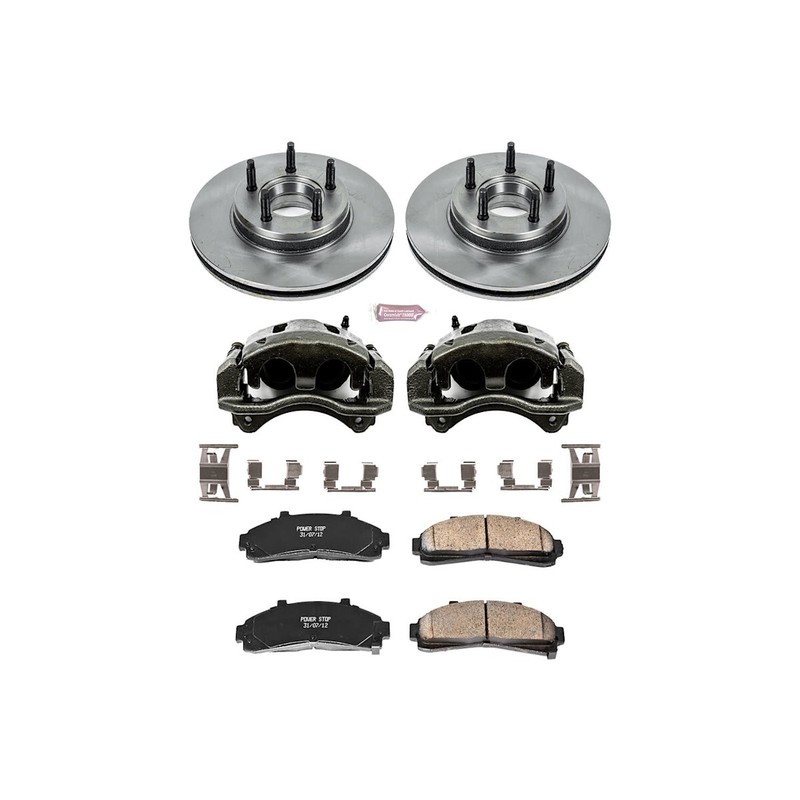 KCOE7070 Powerstop 2-Wheel Set Brake Kit With Calipers Front for Ford Ranger gallery