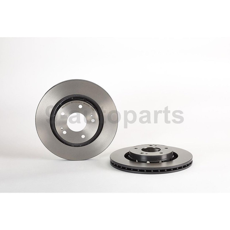 Brembo Front Brake Kit Disc Rotors Ceramic Pads for 2009-2011 Mitsubishi Lancer gallery