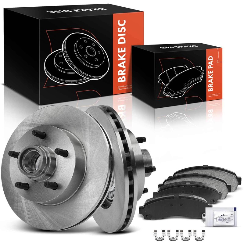 Front Disc Brake Rotors & Brake Pad for Ranger 2003-2008 Mazda B2300 B3000 B4000