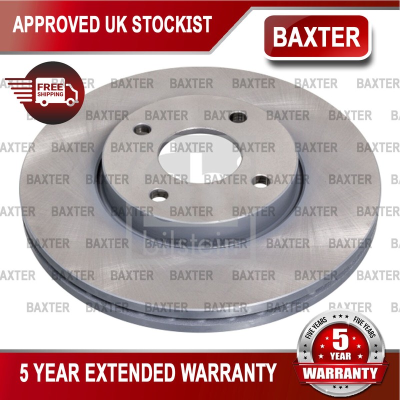 Fits Ford Fiesta 2005-2008 2.0 Baxter Front Brake Discs 1445625