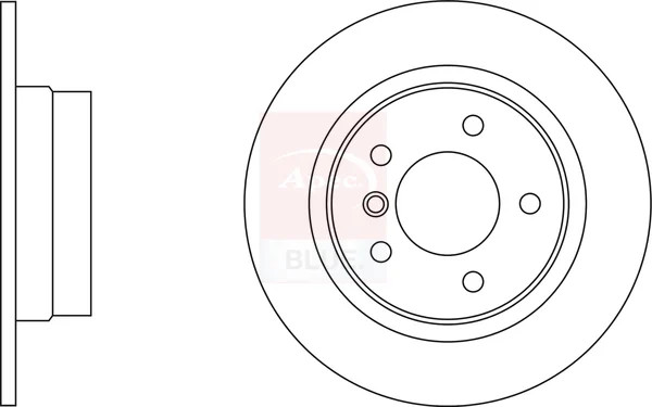 2x Brake Discs Pair Solid fits BMW 118 E81, E87 2.0 Rear 06 to 11 296mm Set New gallery