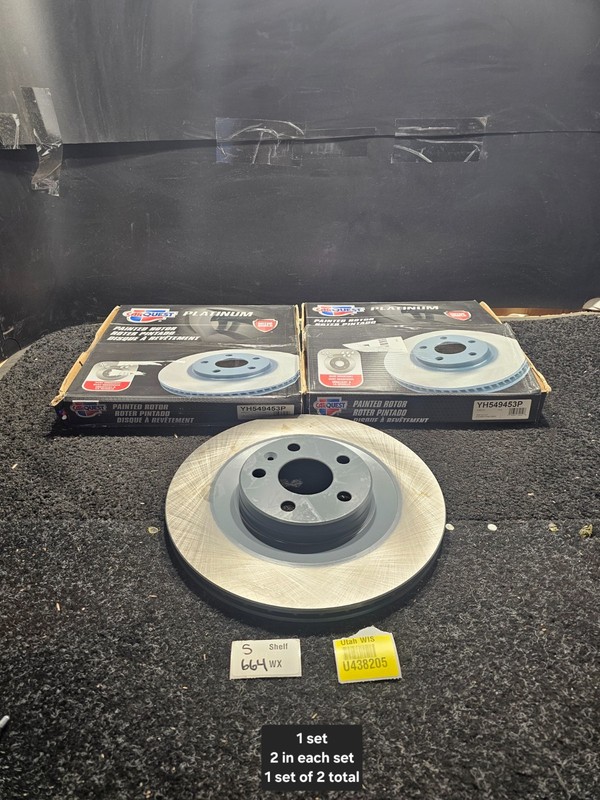 (QTY 2) For Volvo V60 Cross Country 2020-2024 Rear Brake Disc Rotor YH549453P gallery