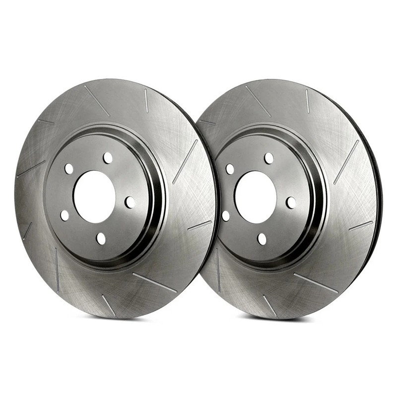 For Chevy Camaro 82-88 SP Performance T55-51-P Slotted 1-Piece Rear Brake Rotors