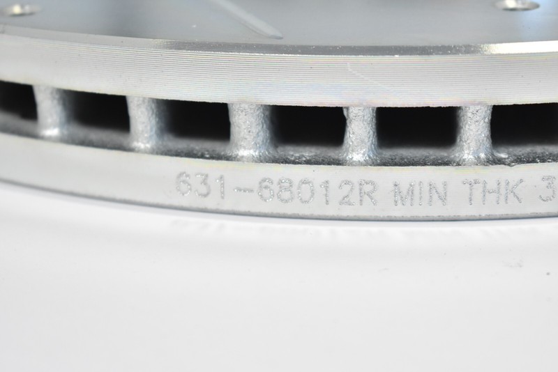 Dynamic Friction 631-68012R Disc Brake Rotor Automotive Replacement Unit Silver gallery