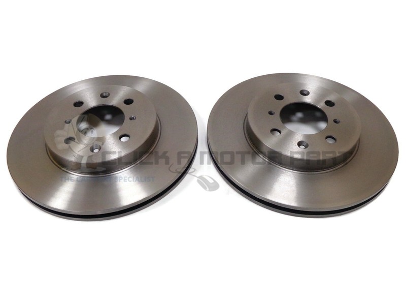 ROVER 25 45 200 400 MG ZR ZS VENTED 2 FRONT BRAKE DISCS