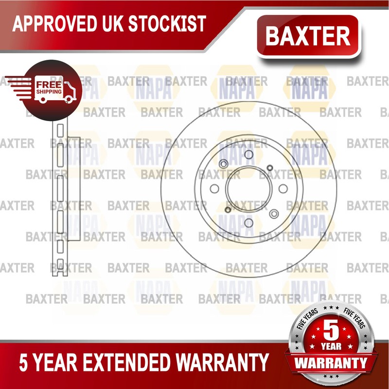 Fits Honda Jazz 2004-2008 1.2 1.3 1.4 Baxter Front 1x Brake Disc 45251SAAG50