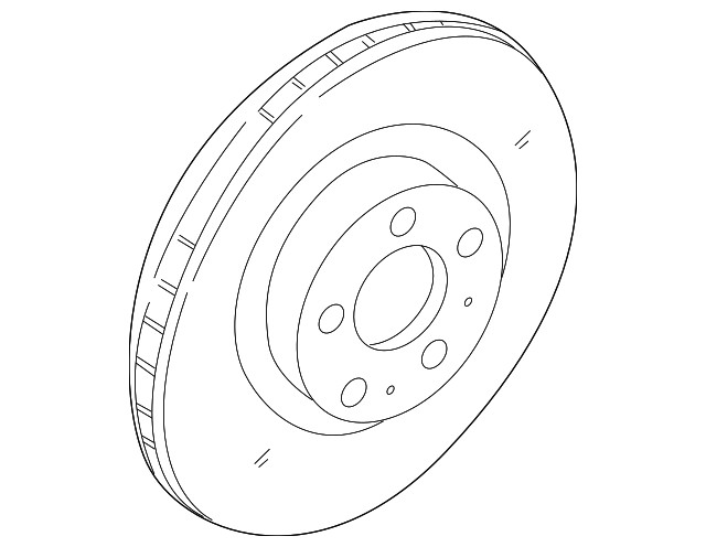 Genuine Volvo Disc Brake Rotor Front 30657301