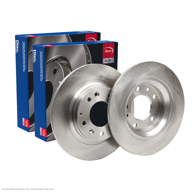 2x APEC Rear Brake Discs For MAZDA 323 F/P Mk VI Hatchbac 96kW/131HP/1991cc SDK6