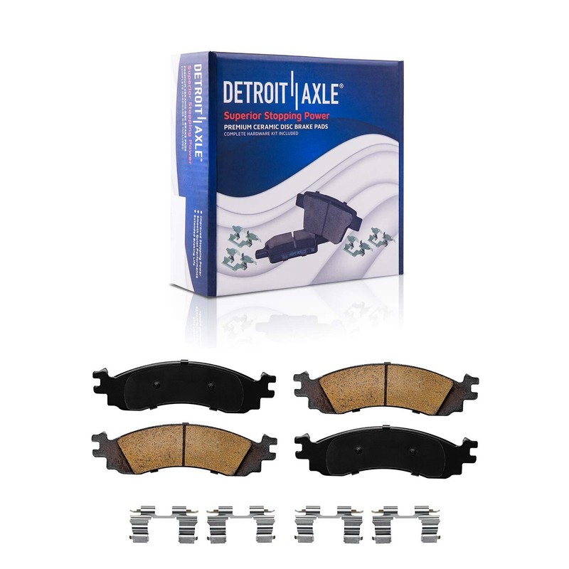 Front Brake Rotors CV Axle Shafts Wheel Bearings for 2006-2010 Ford Explorer 4WD gallery