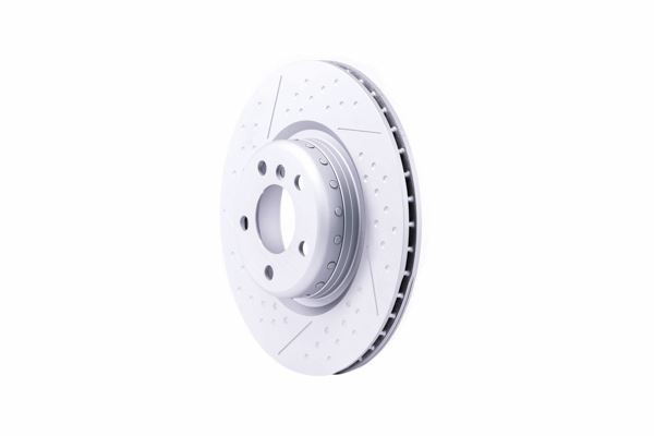 Hella Brake Disc Set Rear 65147PRO_HC 345mm x 24mm 05/06 x 120mm For BMW 1 OEM