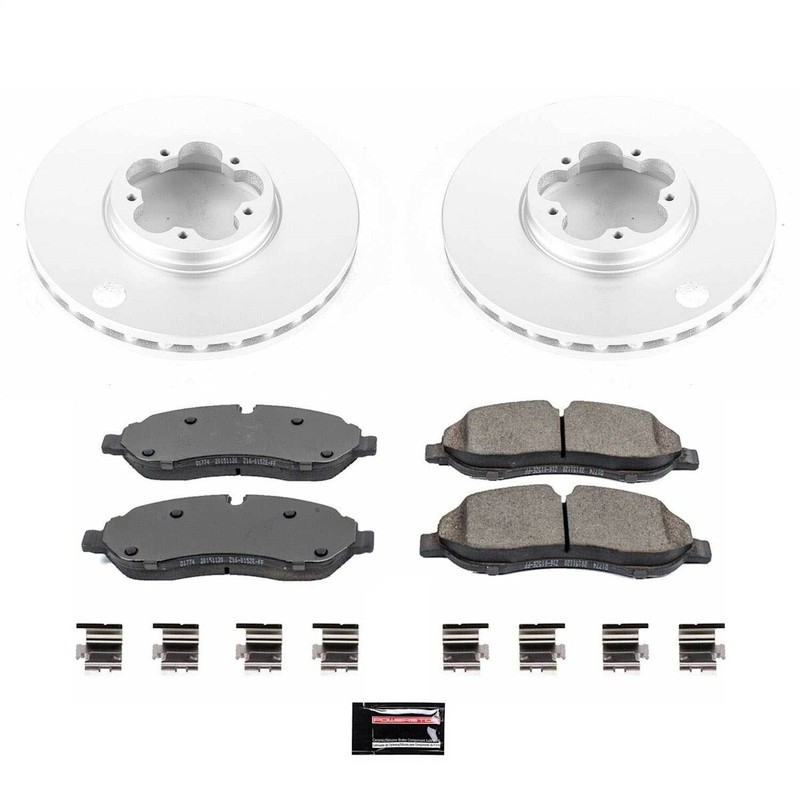 CRK7235 Powerstop Brake Disc and Pad Kits 4-Wheel Set Front & Rear for Ford gallery