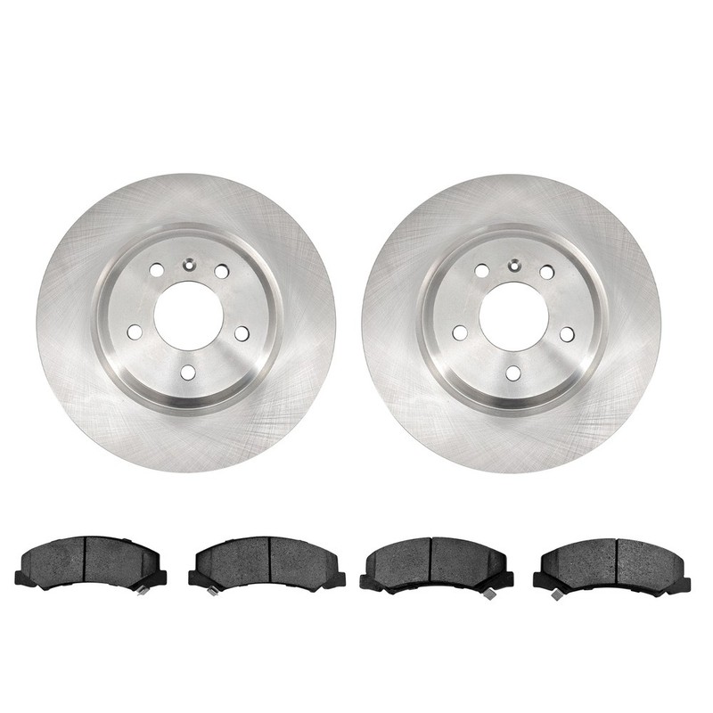 Front Brake Rotors & Ceramic Pads for 06 -11 Cadillac DTS Buick LuCerne V8 323mm gallery