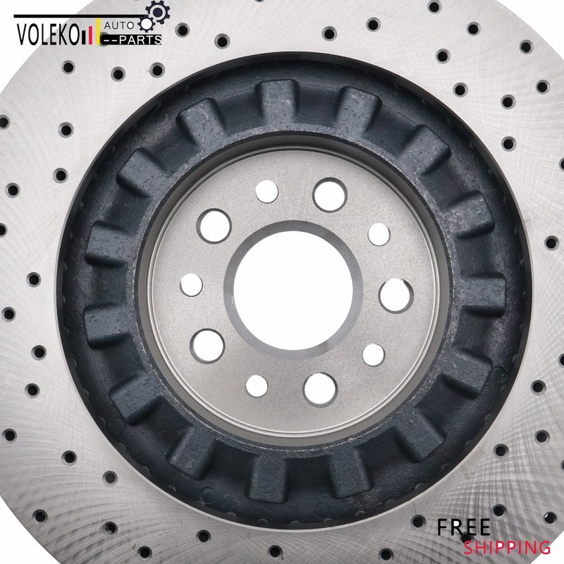 New Set of 2 Front Brake Rotors For Maserati Ghibli Quattroporte 2017 18 19-2021 gallery