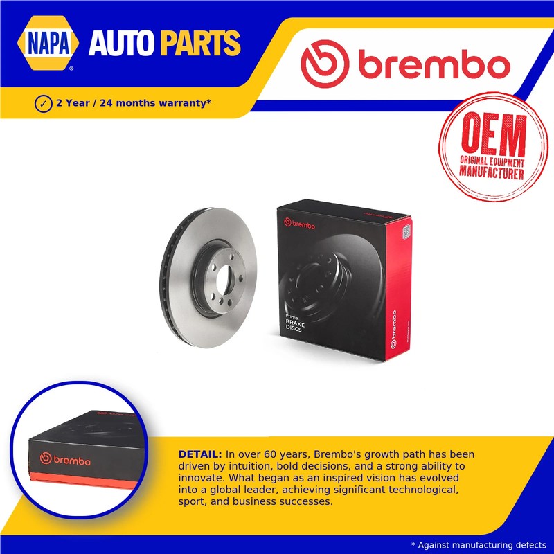 Brake Disc Single Vented fits BMW X6 E71, F16 3.0D Front 08 to 19 348mm