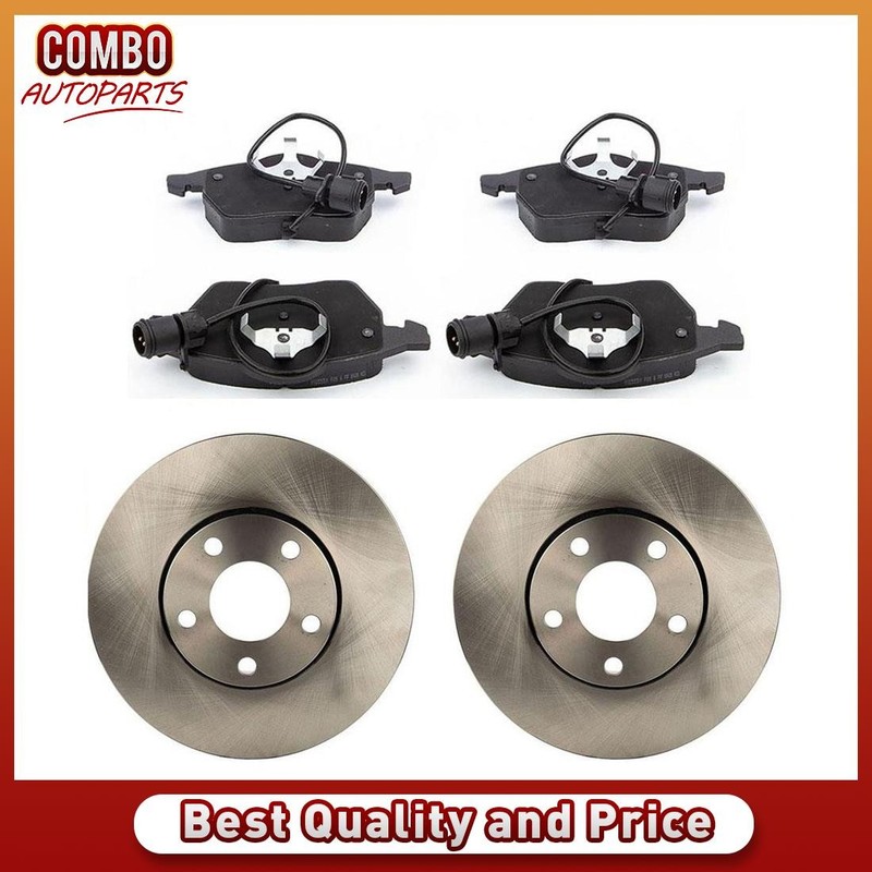 Front Brake Rotors Brake Pads fits Audi 100 Quattro 2.8L Audi A6 2.8L