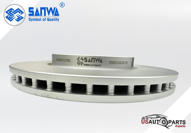 FRONT BRAKE ROTOR VENTED & GEOMET COATED 321 mm FOR CHEVROLET CORVETTE 2010-2021