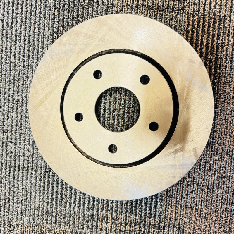 Dynamic Friction Company 631-54057L Brake Rotor Drilled And Slotted Silver