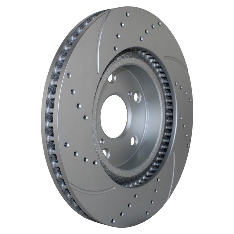 Front Brake Kit 296mm Drilled Rotors TRW Pro Ceramic Pads For ES350 Avalon Camry gallery
