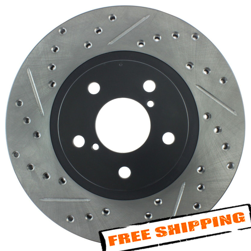 StopTech 127.47012R Drilled & Slotted Front Brake Rotor for 98-16 Subaru Impreza