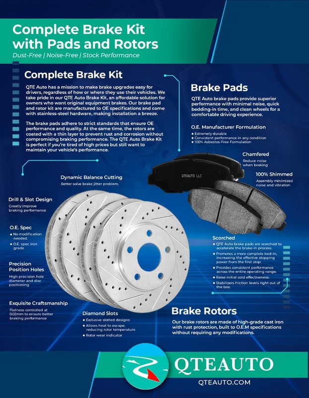 Front 1P Left 330mm Drilled Slotted Brake Rotor To 2015-2020 Chevrolet Suburban gallery