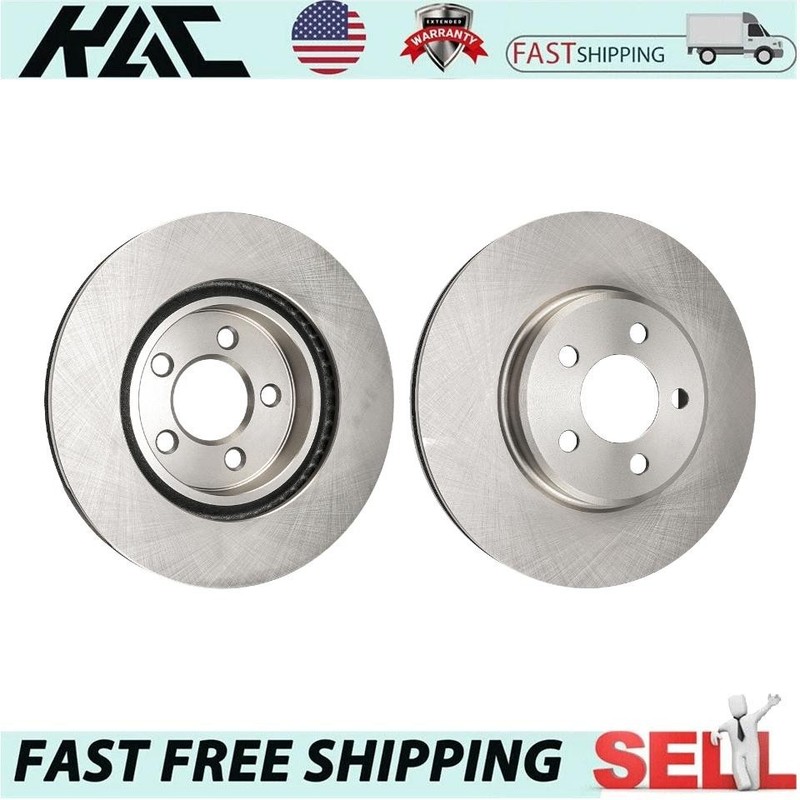 Front Disc Brake Rotors For 2015-2017 2020-2023 Dodge Charger 3.6L 53022 Pair