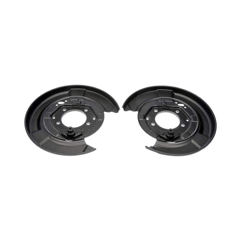 For Lexus RX400h 2006-2008 Brake Dust Shield | 2 Pieces | Steel Disc Type Black