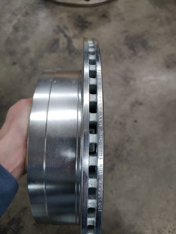Power Stop JBR1355XR & L Rear Evolution Drilled & Slotted Rotor Pair gallery