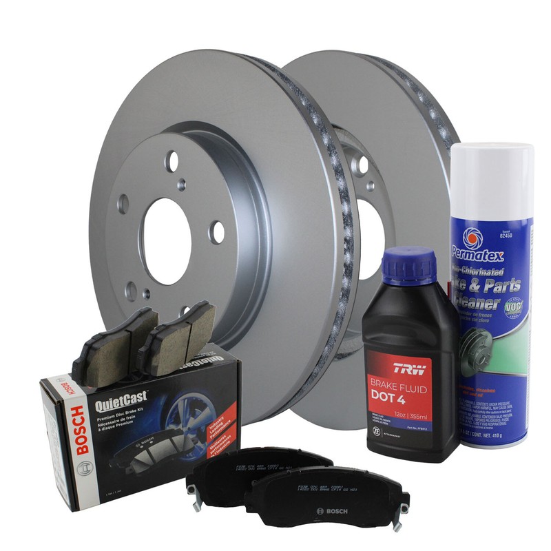 Front Brake Kit 275mm Disc Rotors Bosch Ceramic Pads For HS250h xB Prius V RAV4