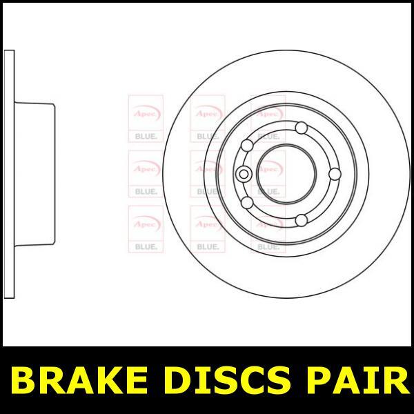 Brake Discs Pair Rear FOR LAND ROVER DISCOVERY II 2.5 4.0 98->04 Blue gallery