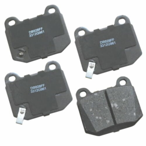 CARQUEST Wearever Gold Ceramic Rear Brake Pads GNAD961 4-Pad Set New
