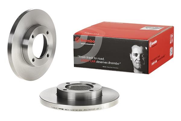 2x Brake Discs Pair Solid fits PIAGGIO PORTER 1.4D Front 1998 on LDW1404 210mm gallery
